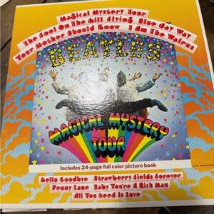 The Beatles Magical Mystery Tour Album with Colorful Art